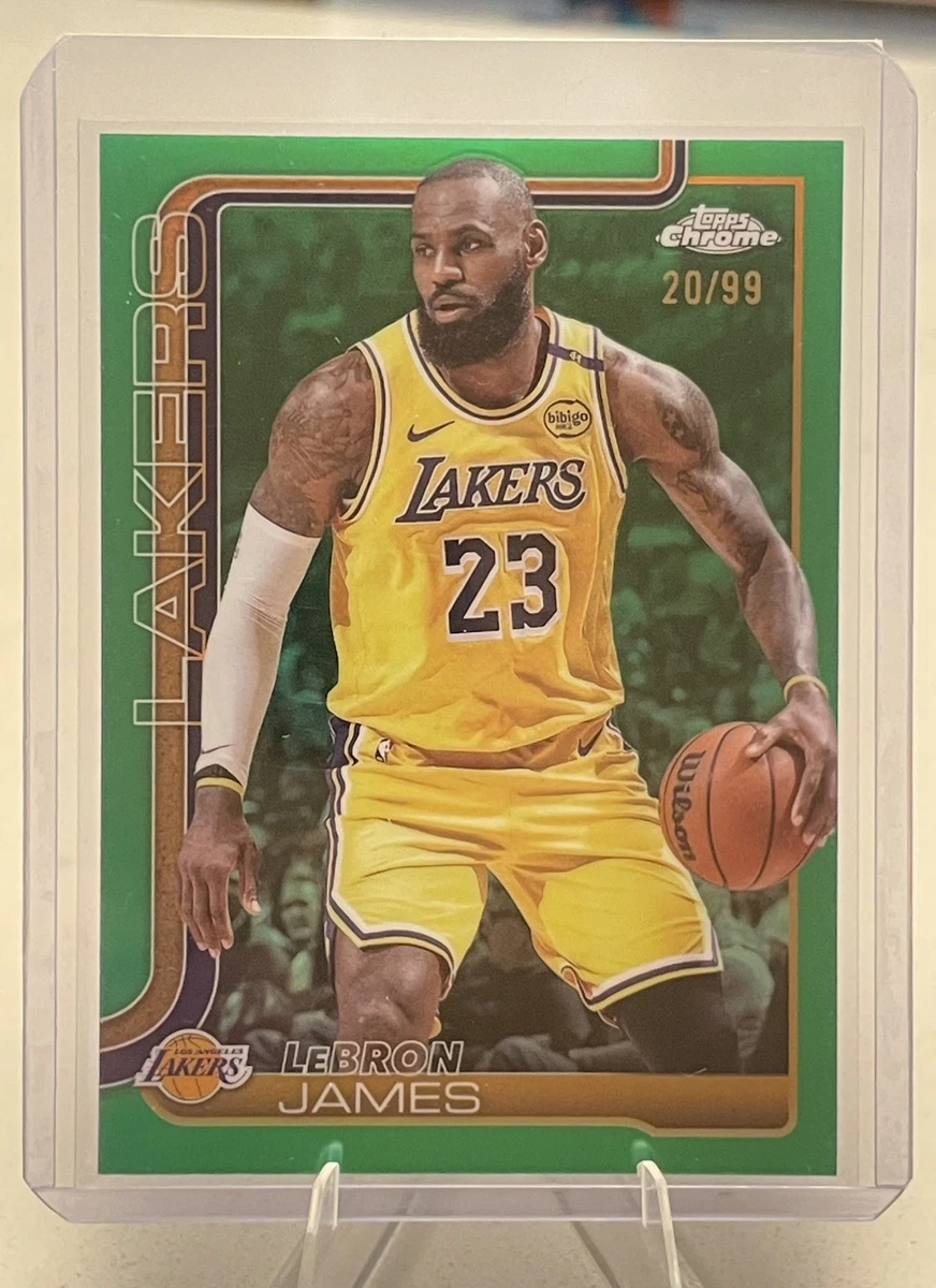 Topps LeBron James Basketball Serial Numbered Sports Trading Cards