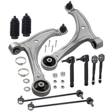 10x Front Suspension Control Arm Kit Sway Bar Tie Rods for Honda Odyssey 2005-10