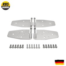 Türscharniere Halbtüren Stainless steel Vorne Oben Unten Jeep YJ Wrangler 87-95