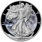 2026 American Eagle Artemis II Edition Colorized 1 oz Silver Art Coin