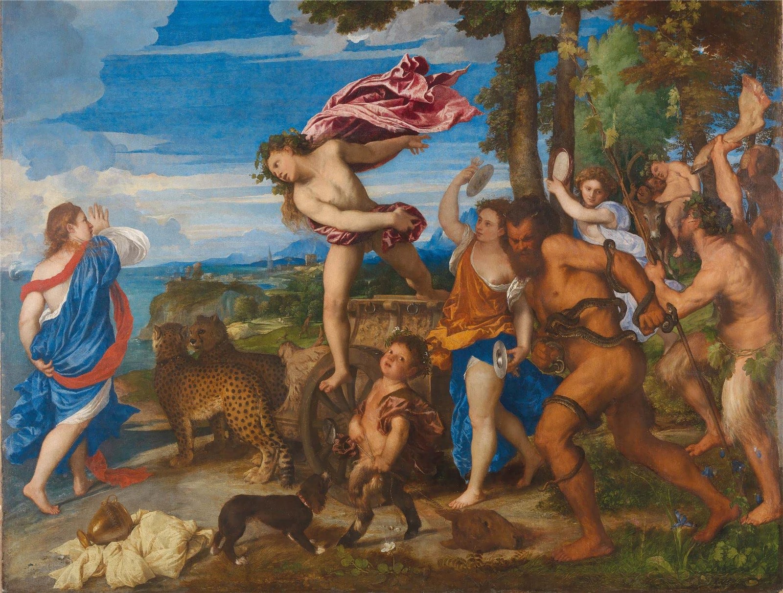 Национальная Галерея, Мозаика из 1000 кусочков - Бахус и Ариадна - Сделано в Великобритании