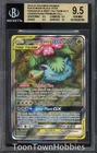 BGS 9.5 Pokemon - Venusaur & Snivy GX SM229 - Tag Team Generations Prem Coll