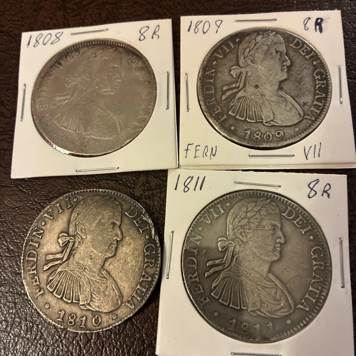 8 Reales Silver 1812 Year Colonial Mexico Coins (Pre - 1821) for