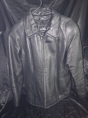 Wilsons Leather Experts MAXIMA Jacket Zip Front Women's Medium 100% Leather 