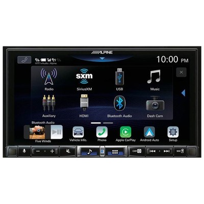 Open Box Alpine ILX-507 7'' Multimedia- No Disc Playback w/ CarPlay/Android Auto