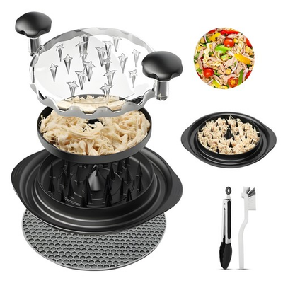 #ad #ad Beef Chicken Shredder 10 inch Dishwasher Safe BPA Free With Brush and Tong $16.68