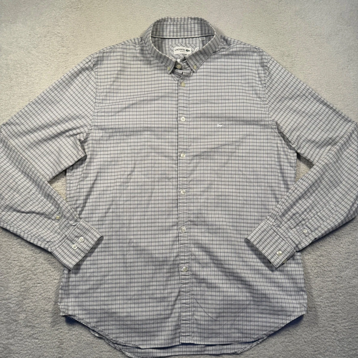 Lacoste Slim Button-Down Dress Shirts for Men for sale | eBay