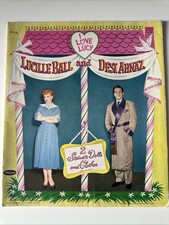 Vintage 1958 I Love Lucy Paper Dolls Whitman Lucille Ball Desi Arnaz