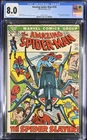 Amazing Spider-man #105 Grade 8.0CGC WHITE PAGES RARENO AMERICAN CUSTOMERS