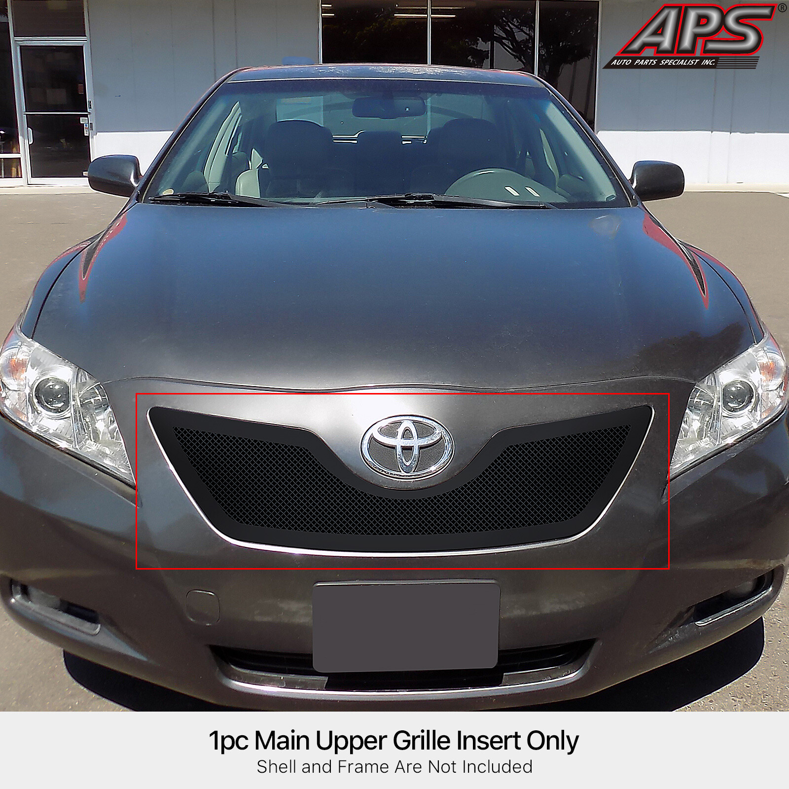 1.8mm Black Mesh Grille for 2007-2009 Toyota Camry