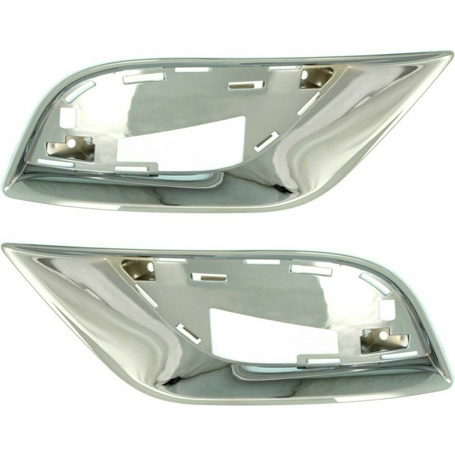 Chrome Front Bumper Grille Molding Set of 2 LH & RH Side Fits Grand