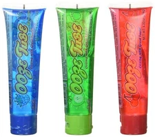 Kidsmania Ooze Tube 4oz Pack of 12 Green Apple Cherry Blue Raspberry Treats