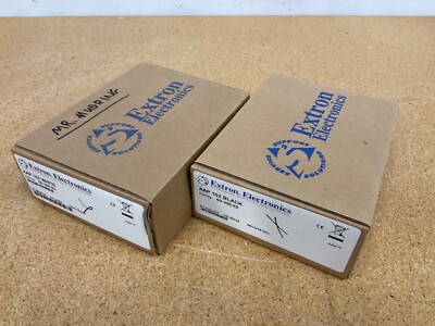 Lot of 2 Extron AAP 102 Black/White Connectivity Mounting Frame