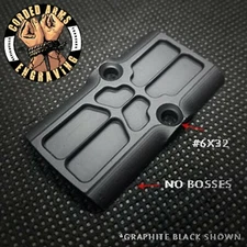 RMR Cover Plate for Glock Slides Trijicon Holoson Swampfox ROUNDED/FlatBottom