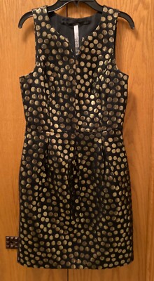 Black and Metallic Lined Gold Sleeveless Kensie Cocktail Dress Size XS ER ee | eBay Black and Metallic Lined Gold Sleeveless Kensie Cocktail Dress Size XS ER ee | eBay