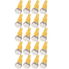 20x T5 74 5050-smd Amber Yellow Led Dashboard Instrument Cluster Lights Bulb
