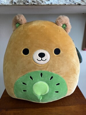 Squishmallow Mitchard the Kiwi Bear 12 inch Plush Crossover Plush