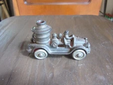 Antique AC Williams? Toy Fire Engine Pumper Truck Cast Iron 3 1/2”