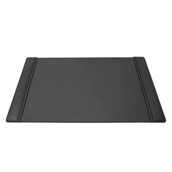 Leather Desk Pad (38 x 24) (Black) w/ Side Rails - Image 2 of 4