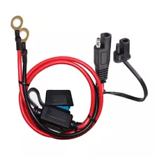 14AWG SAE to O Ring Connection Cable Adapter 0.6M 12-24V Extension Cord For Car