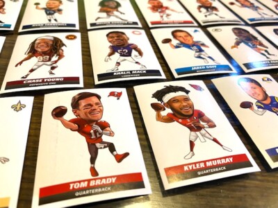 NFL Cartoon Big Heads --2021 Panini NFL Sticker & Card Collection FLAT SHIP!