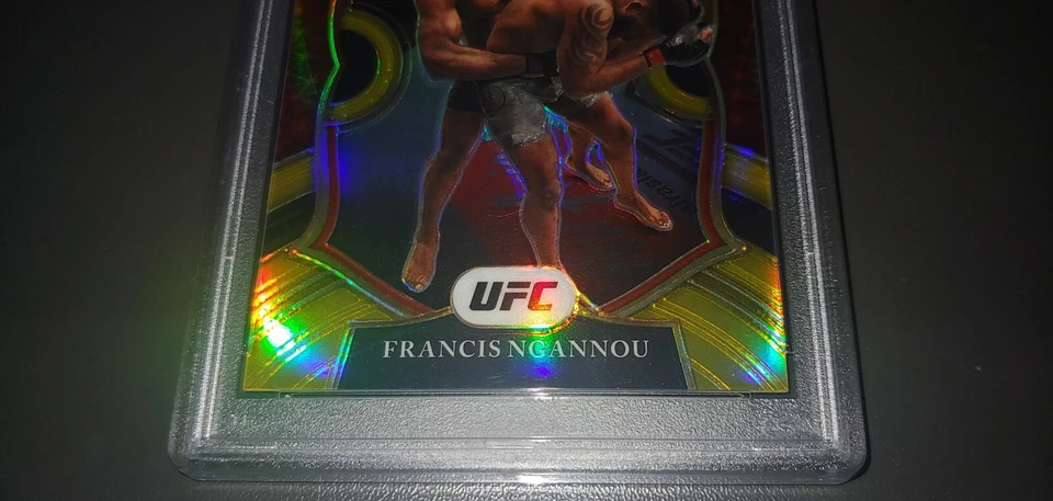 2021 Panini Select UFC Francis Ngannou Gold Prizm #92 /10 PSA 9 - SEE PHOTOS - Image 4 of 4