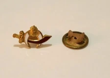 Vintage Masons Shriner Pin - Sword in Cresent Moon - Fast Shipping !!!