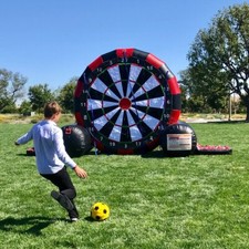 10 ft Inflatable Dartboard Game Sports Outdoor Soccer Dart Game Football Darts