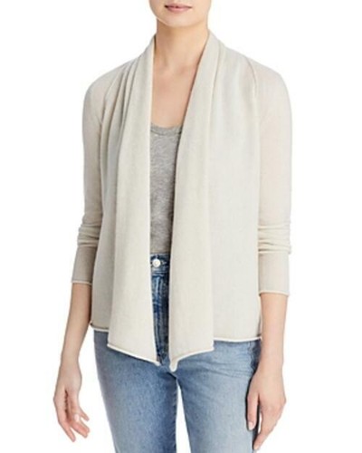 Aqua Women's Cashmere Draped Open-Front Cashmere Cardigan - 100% Exclusive - Gray - Size Xs - Ash