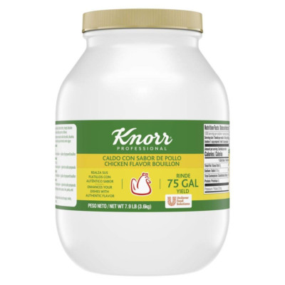 Knorr Professional Caldo de Pollo Chicken Bouillon Base, 0g Trans Fat, 7.9 lb
