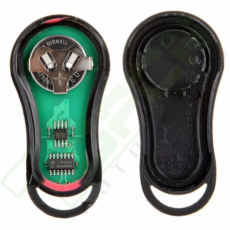 2 para Jeep Liberty Chrysler Sebring entrada sin llave mando a distancia coche llavero Foto 2 de 4