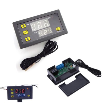 LED Digital Display Temperature Controller Thermostat Sensor Switch Regulator