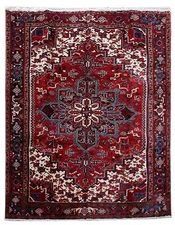 8x10' Red Perssiaan Herriz Rug 80887