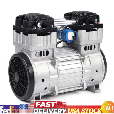 #ad #ad 7CFM Oilless Vacuum Pump Industrial Air Compressor Oil Free Piston Pump 1100W US $223.10
