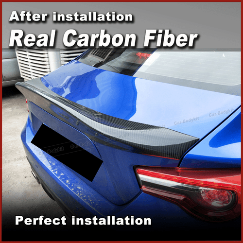 Carbon Heckspoiler Spoiler Hecklippe für Toyota GT 86 Coupe Subaru BRZ 2013-2020 - Picture 2 of 14