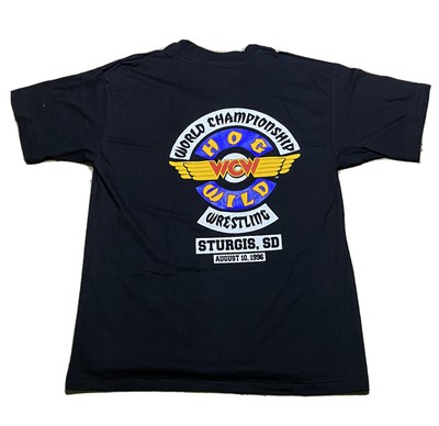 VTG 1996 WCW World Championship Wrestling Hog Wild Pay Per View T Shirt Size XL
