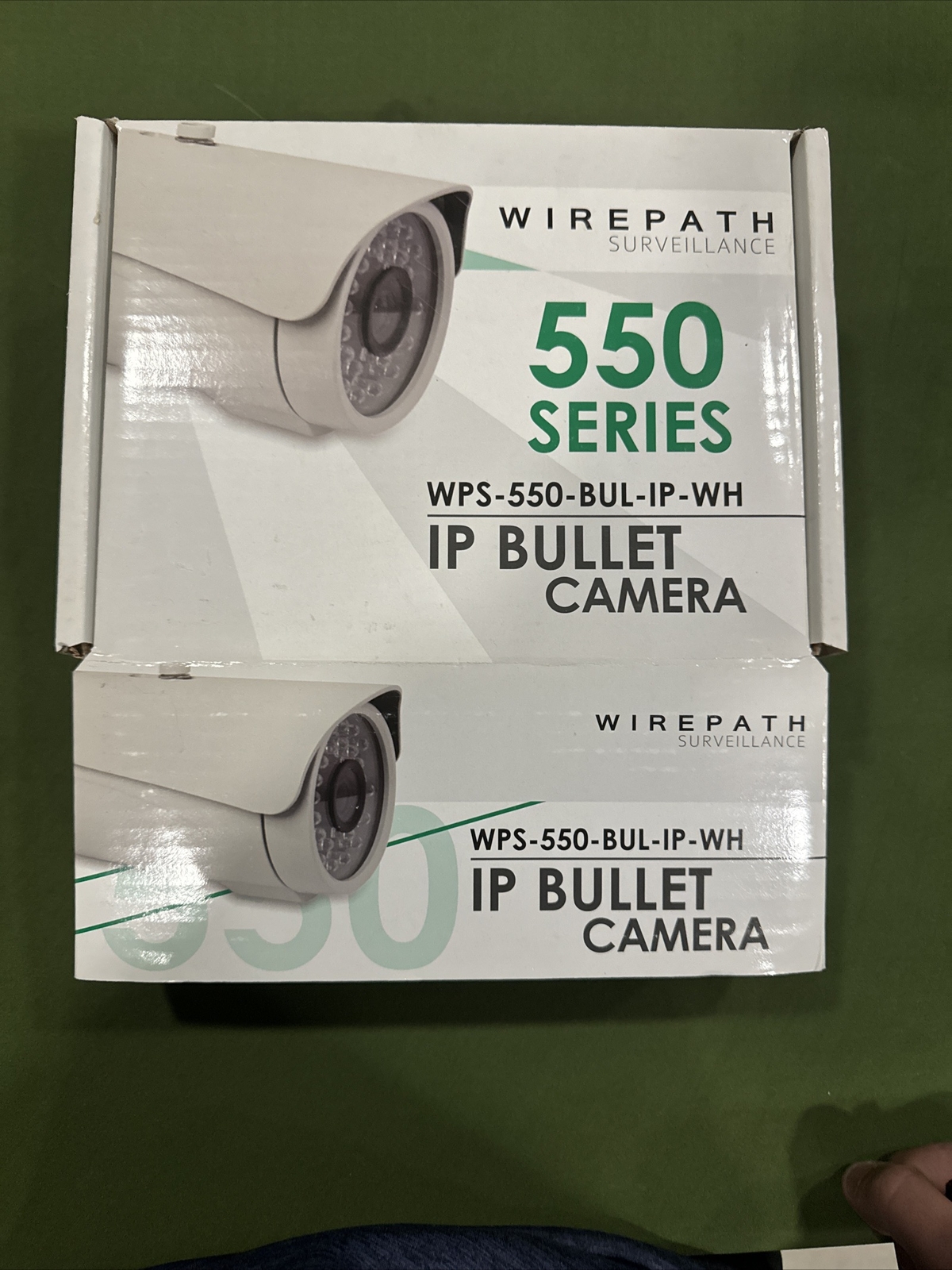1MP 720P HD Bullet Security Camera WirePath WPS-550-BUL-IP-WH for Enhanced Surveillance-image