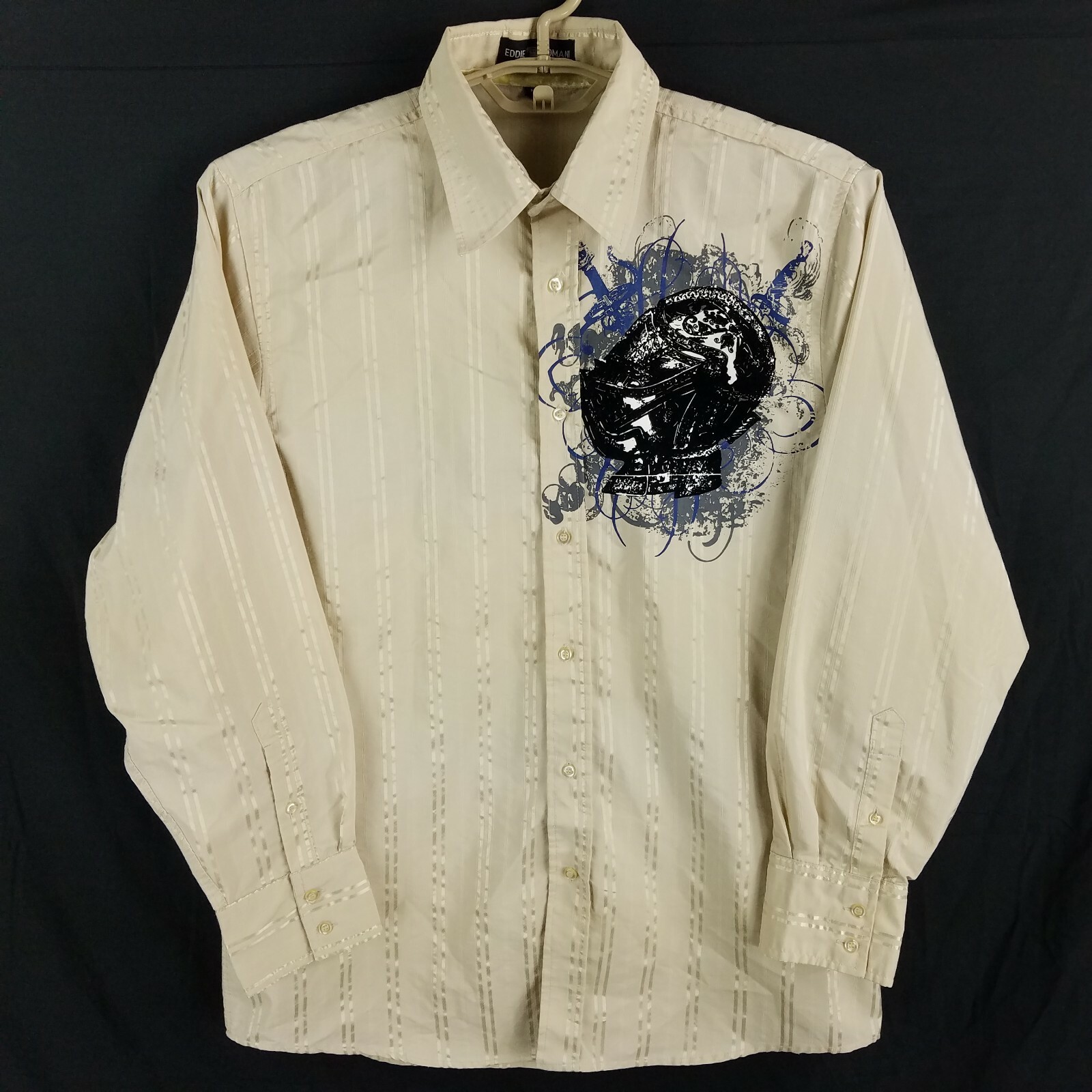 Medieval Knight Renaissance Long Sleeve Button Front … - Gem