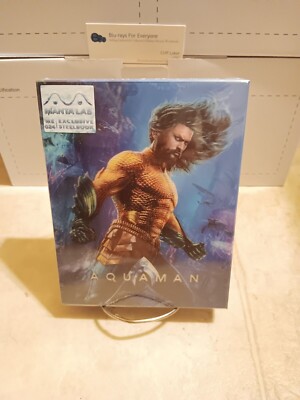 Aquaman 3D Double Lenticular SteelBook Blu-ray Manta Lab ME#24