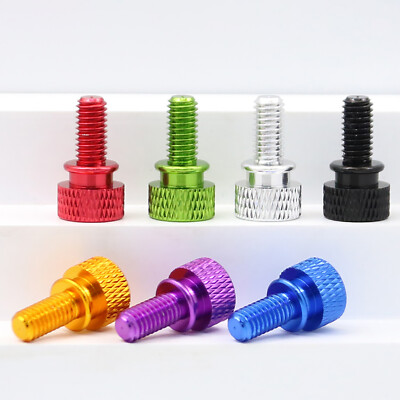 Knurled Thumb Screws Aluminum Hand Grip Knob Bolts High Type M3 M4 M5 M6
