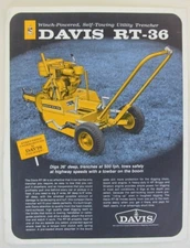 brochure brochure DAVIS RT-36 winch powered self towing tractor tractor 