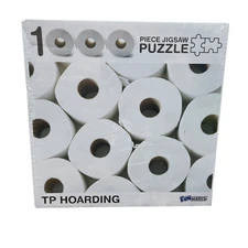FunWares 1000 Piece Jigsaw Puzzle 'TP Hoarding' 27" x 19" NEW