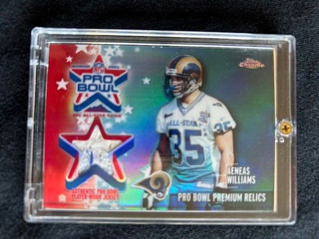 Aeneas Williams  Certified Game Used  JERSEY Card
