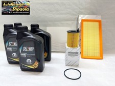 KIT TAGLIANDO ORIGINALE FIAT 500 PANDA 0.9 TWINAIR NATURAL POWER 4L SELENIA GAS