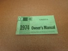 1974 Oldsmobile Omega owners manual literature book guide ORIGINAL