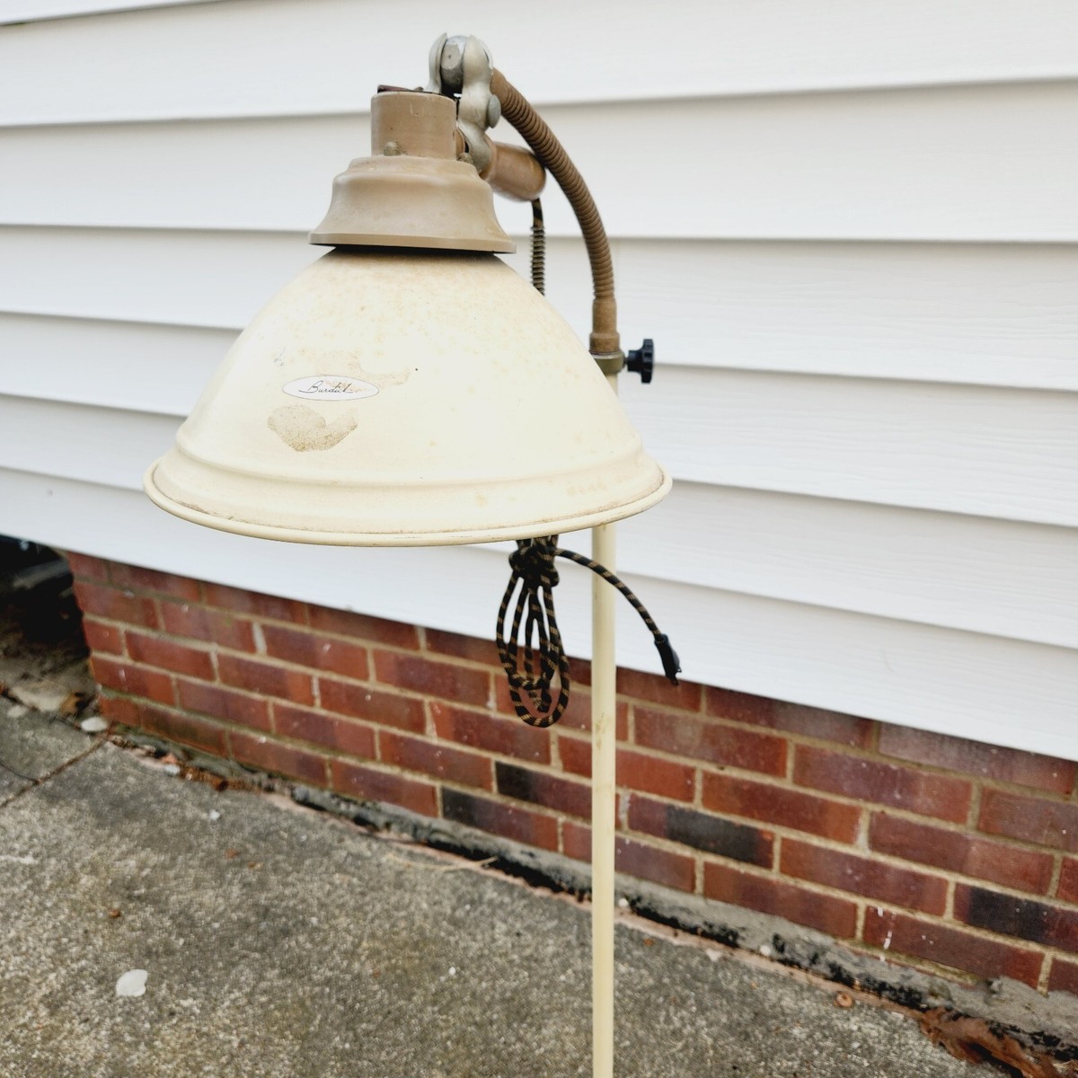 Burdick Zoalite Antique 20s Deco Medical Floor Lamp Z-70