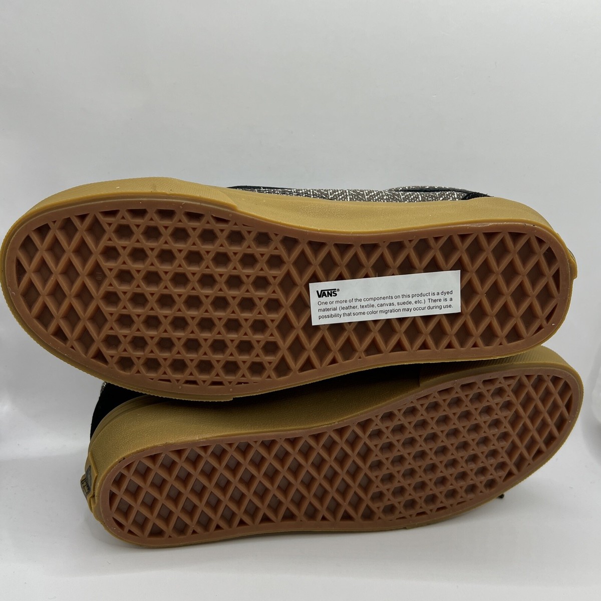 Vans Old Skool Herringbone Black/Brown Sneaker Skate Shoes