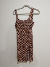 New With Tags Farm Rio Yellow Cashew Mini Dress, Medium Adorable $155 Retail