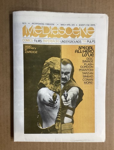 Mediascene #9 ~ Zardoz Doc Savage Phantom Tarzan Conan Flash Gordon All Hero