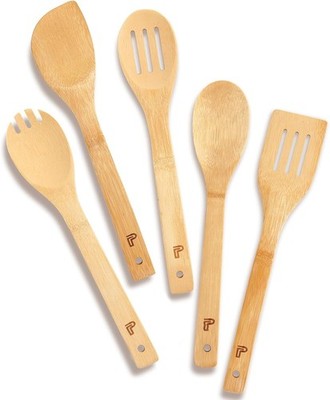 Wooden Kitchen Utensil Set  - Natural Cooking Tools